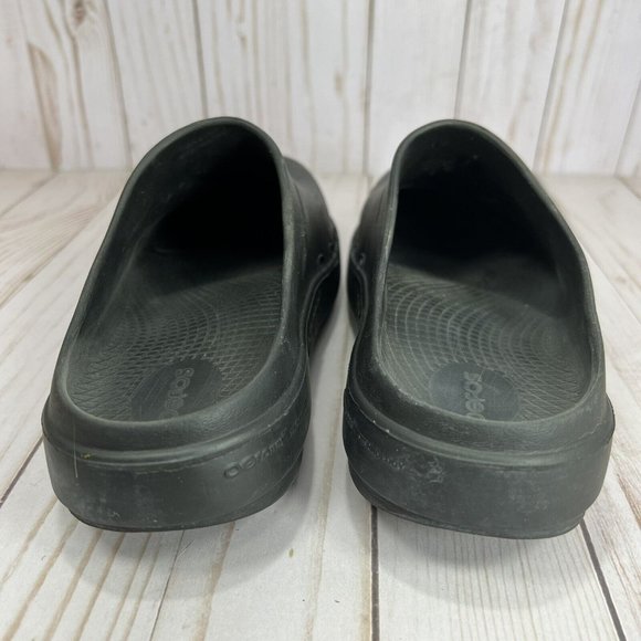 OOFOS Oocloog Recovery Clogs Black Slides Womens Size 7 , Mens Size 5 - Picture 5 of 9